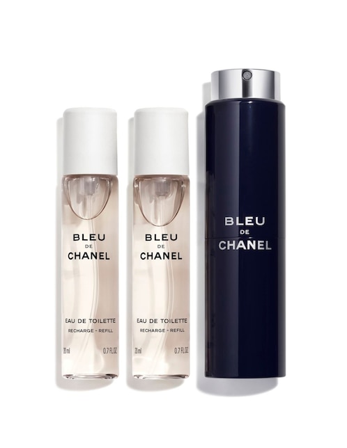 <b>CHANEL<br>BLEU DE CHANEL</b><br><span>EAU DE TOILETTE TWIST AND SPRAY</span>