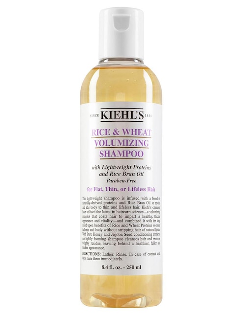 Shampoo para cabello Kiehl's Rice & Wheat Volumizing