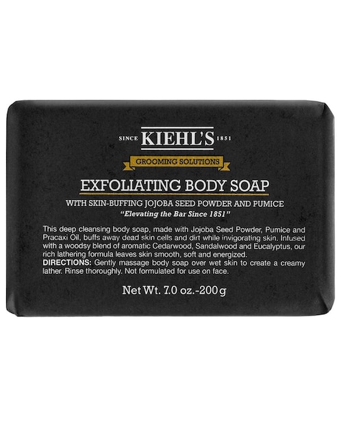 Jabón en barra Kiehl's Grooming Solutions Exfoliating