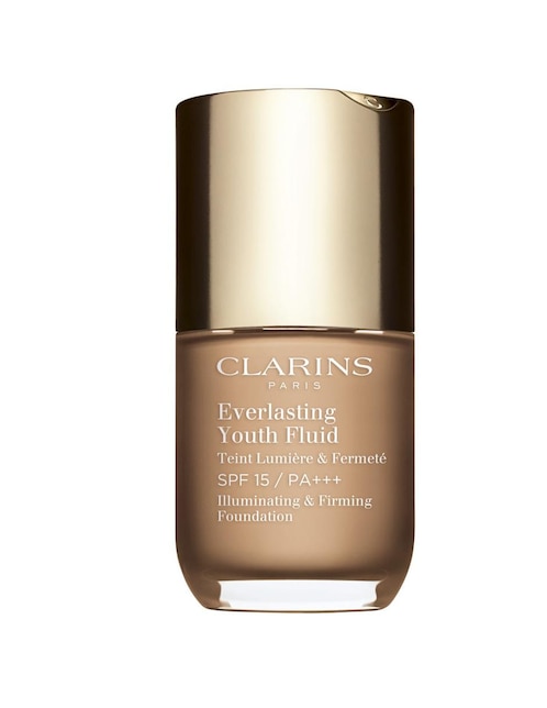 Base de maquillaje líquida Clarins Everlasting Youth Fluid natural