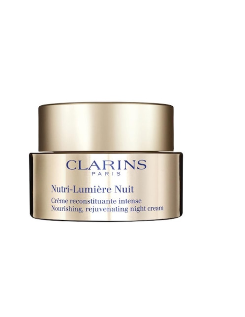 Crema facial recomendada para revitalizar de noche Clarins Nutri-Lumière Nuit para piel sensible