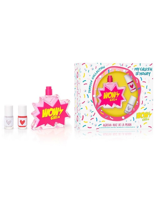 Set de fragancia para dama Agatha Ruiz de la Prada Wow Girl