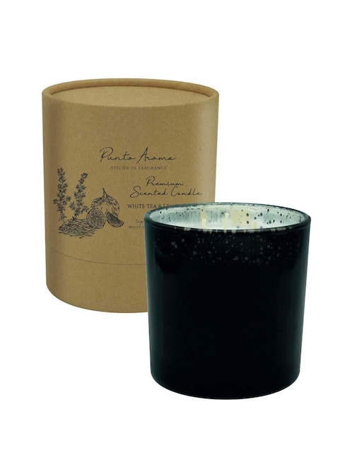 Vela aromática Punto Aroma White tea & Lemon Leves aroma cítrico