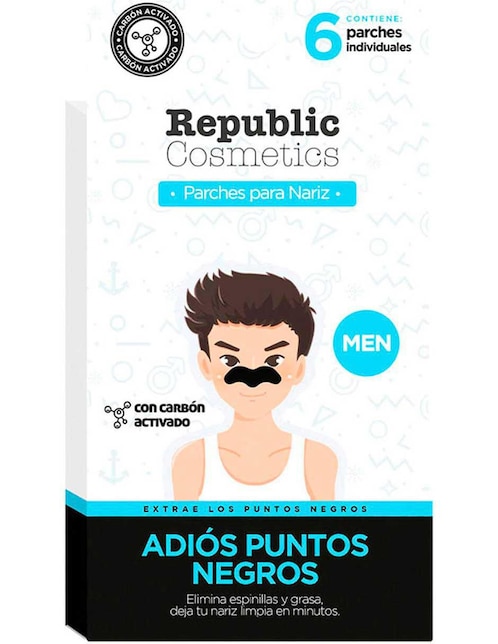Parches nasales adiós puntos negros Republic Cosmetics