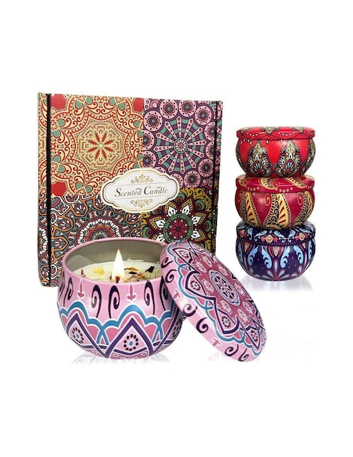 Vela aromática Bluelander 4 piezas aroma floriental