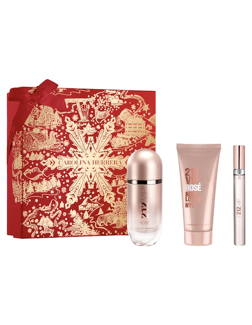 Kit Eau de parfum Carolina Herrera 212 Vip rose para mujer