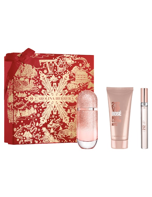 Kit Eau de parfum Carolina Herrera 212 Vip rosé elixir para mujer