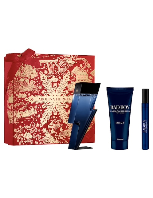 Kit Eau de parfum Carolina Herrera Bad boy cobalt para hombre