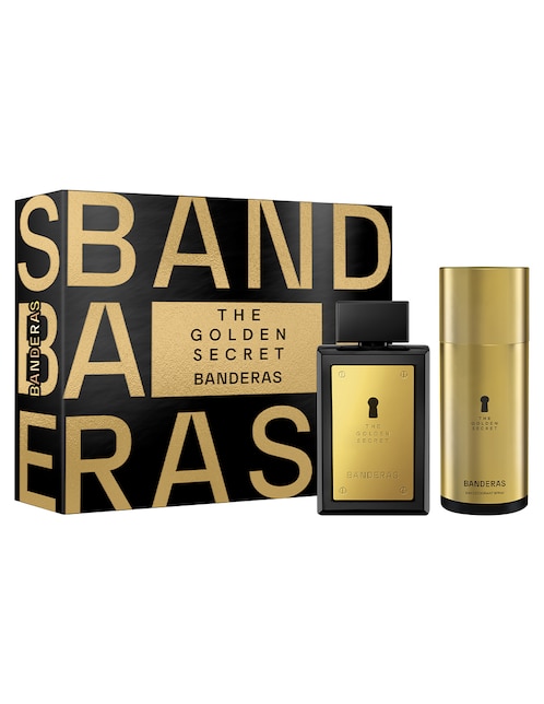 Kit eau de toilette Banderas The Golden Secret para hombre