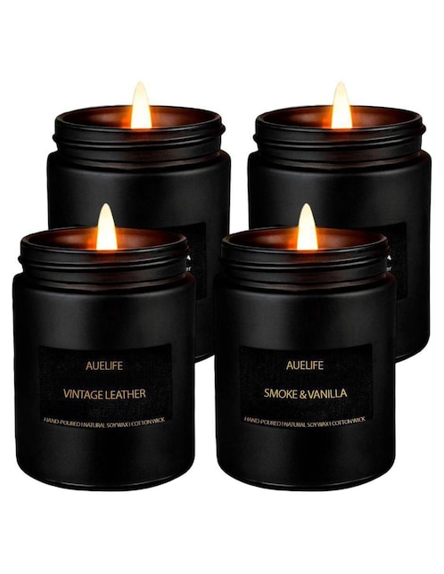 Set de velas aromáticas Bluelander 4 piezas