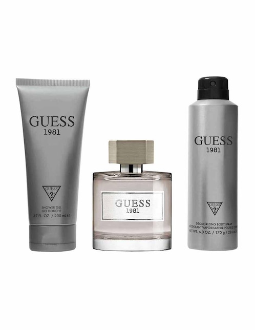 Kit eau de toilette GUESS 1981 para hombre