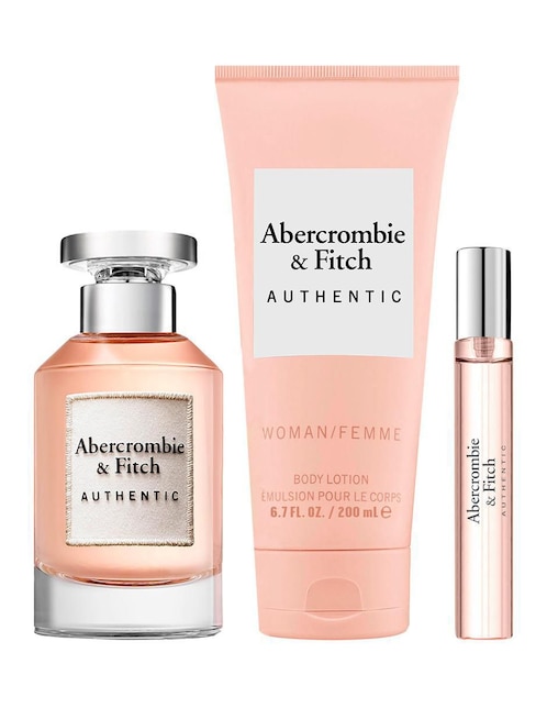Set de fragancia Abercrombie & Fitch A&F Authentic para mujer