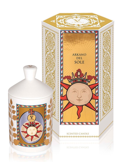 Vela aromática V Canto Arkano Del Sole aroma amaderado