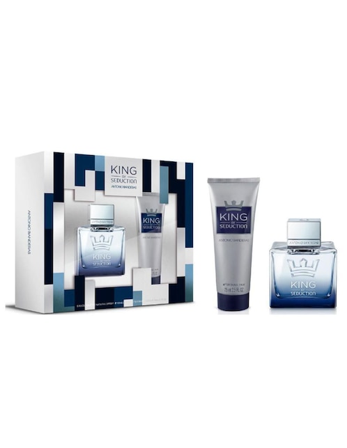 Kit eau de toilette Antonio Banderas King Of Seduction para hombre