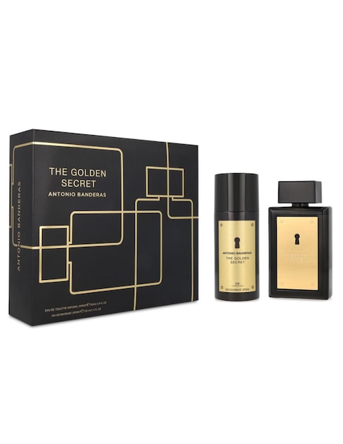 Kit eau de toilette Antonio Banderas Golden Secret para hombre