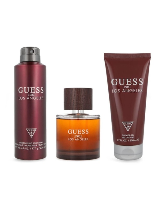 Set Eau de toilette Guess 1981 Los Angeles para hombre