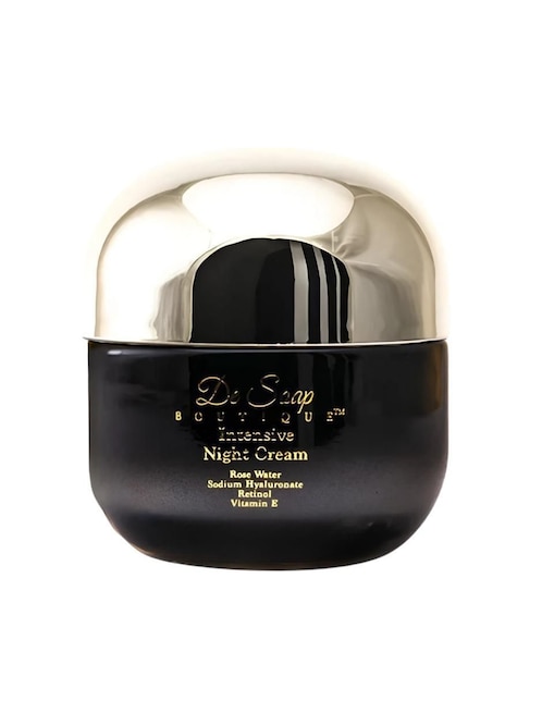 Crema facial recomendada para prevenir signos de la edad noche De Soap Boutique para todo tipo piel