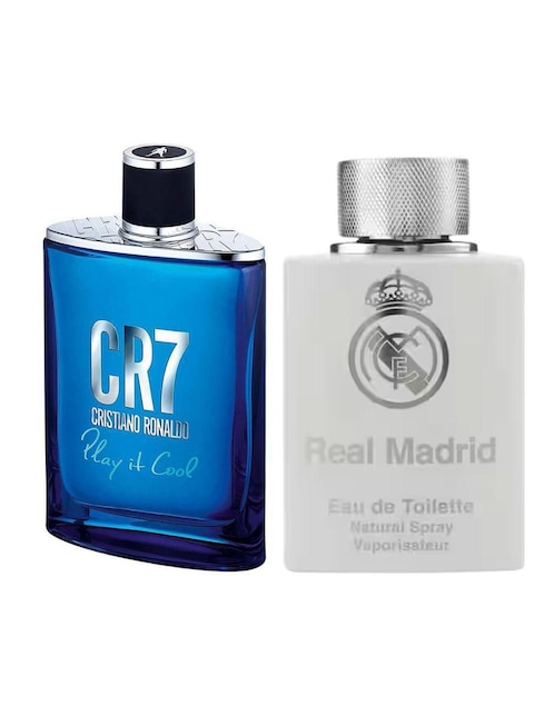 Set eau de parfum Cr7 Play It Cool + Real Madrid para hombre