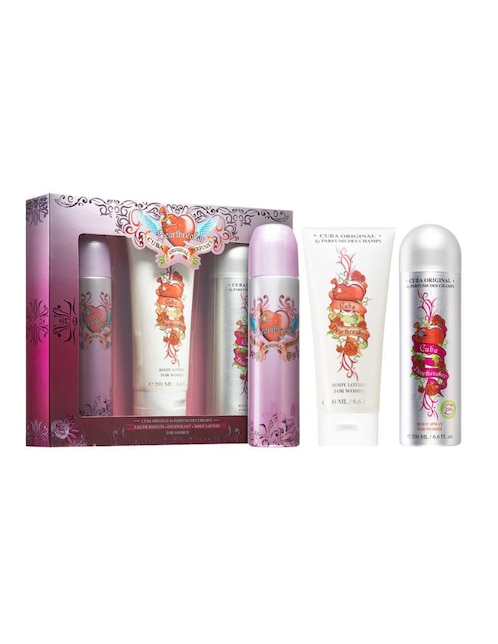 Kit eau de parfum Cuba Heartbreaker para mujer