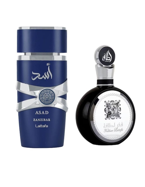 Set Eau de parfum Lattafa Asad & Fakhar para hombre