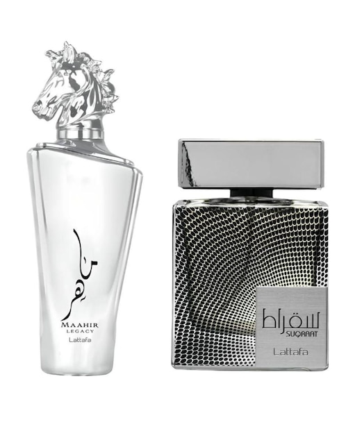 Set Eau de parfum Lattafa Maahir & Suqraat para hombre