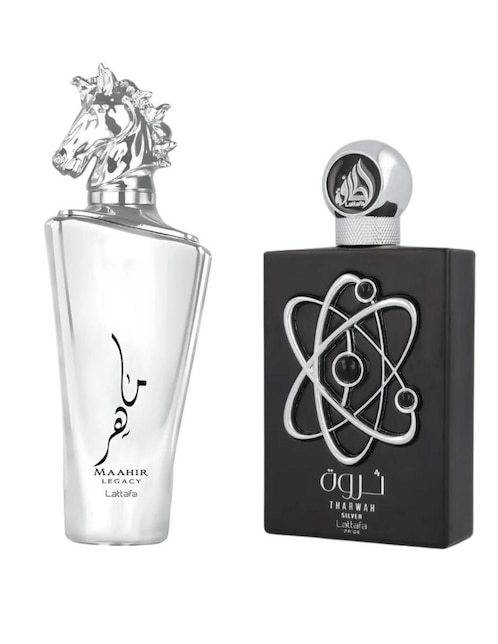 Set Eau de parfum Lattafa Maahir & Tharwah para hombre