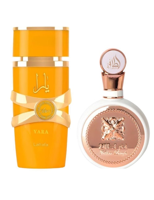 Set eau de parfum Lattafa Yara & fakhar para mujer