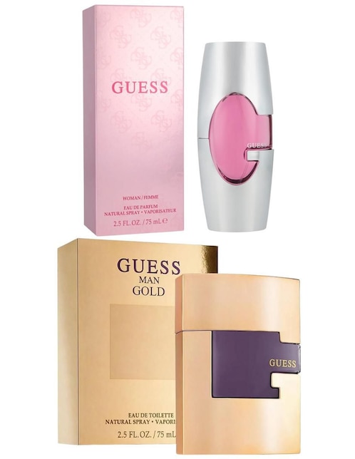 Set eau de parfum Guess Guess Gold Pink unisex