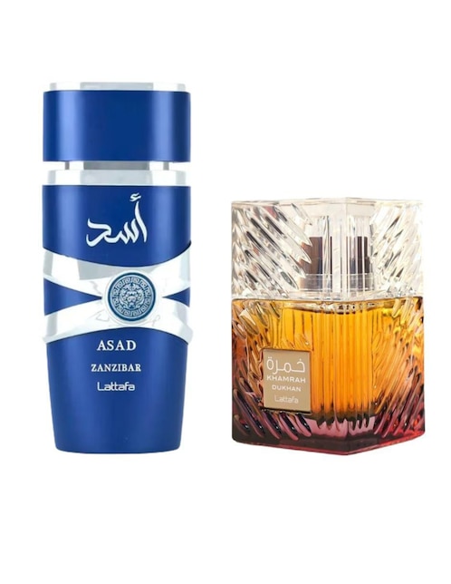 Set eau de parfum Lattafa Asad & Khamrah unisex