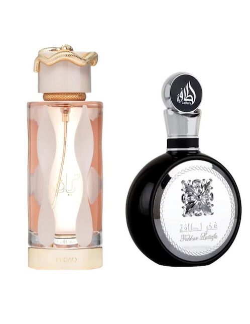 Set eau de parfum Lattafa Teriaq & Fakhar unisex