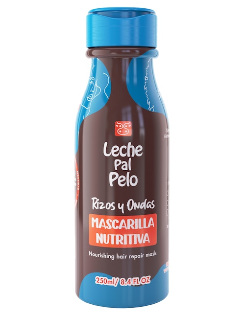 Mascarilla para cabello Leche Pal Pelo nutritiva para hidratar Leche Pal Pelo rizos y ondas 250 ml