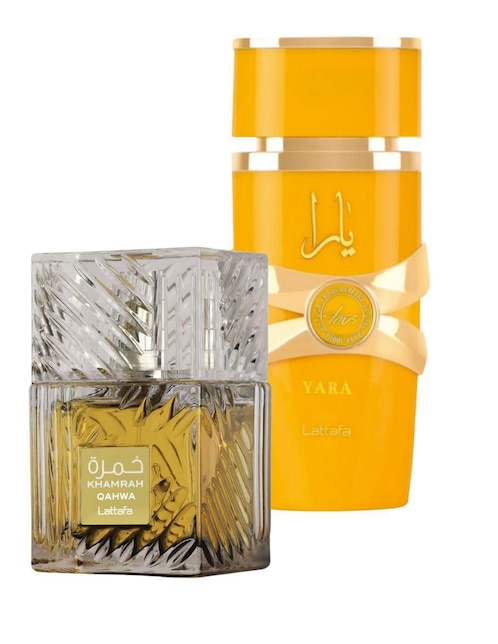 Set eau de parfum Lattafa Khamrah Qahwa + Yara Tous unisex