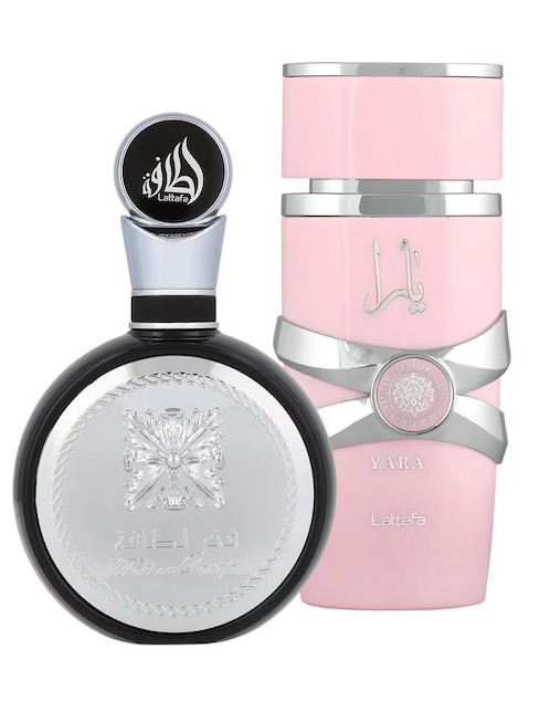Set eau de parfum Lattafa Khamrah Qahwa y Yara unisex