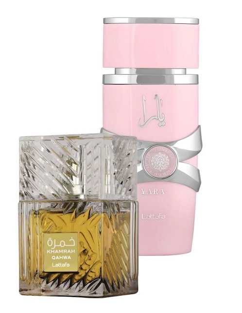Set eau de parfum Lattafa Yara y Qahwa unisex