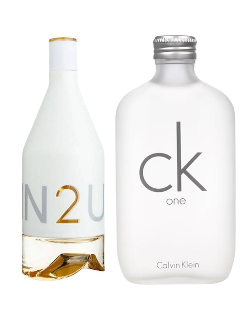 Set eau de toilette Calvin Klein One y CKIN2U unisex