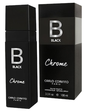 Eau de toilette Carlo Corinto Black Chrome para hombre