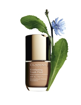 Base de maquillaje líquida Clarins Everlasting Youth Fluid natural