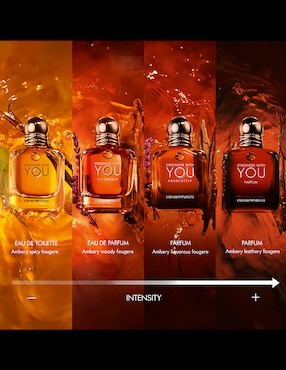 Eau de parfum Giorgio Armani Stronger With You Intensely para hombre