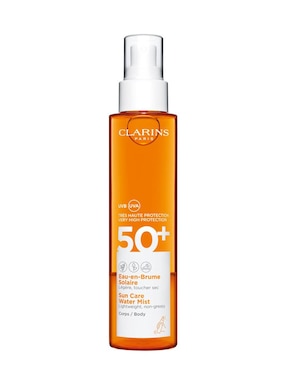 Protector Solar FPS 50+ Eau En Brume Clarins 150 Ml