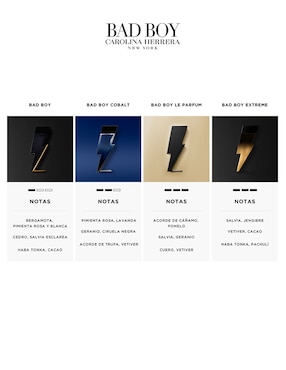 Eau de parfum Carolina Herrera Bad Boy Le Parfum para hombre