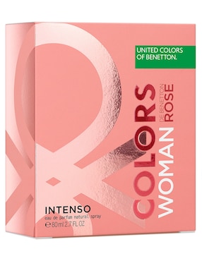 Eau de parfum Benetton Colors Woman Rose Intenso para mujer