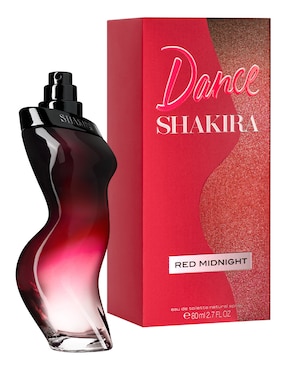 Eau de toilette Shakira Dance Red Midnight para mujer