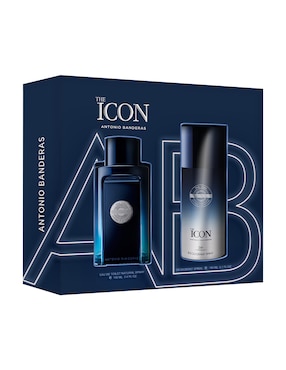 Set de fragancia Agua de Colonia Antonio Banderas The Icon para hombre