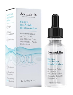 Serum De ácido Hialurónico Suero Facial Antiedad De Ácido Hialurónico Facial Dermakiin Sueros Faciales Todo Tipo De Piel 30 Ml