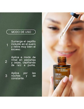 Sérum fortalecedor para pestañas y cejas Lash Oil Green Ecobeauty todo tipo piel
