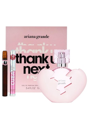 Eau De Parfum Ariana Grande Colección Ariana Grande Thank You Next 100 Ml EDP Y Un Perfume Cuba VIP De Mujer 35 Ml EDP De Regalo Para Mujer