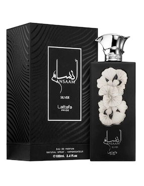 Eau de parfum Lattafa Ansaam Silver para hombre