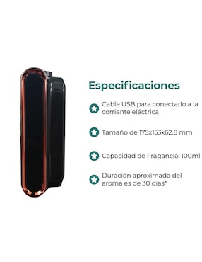 Difusor eléctrico Zensaria