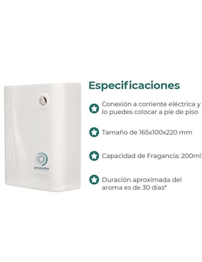 Difusor eléctrico Zensaria