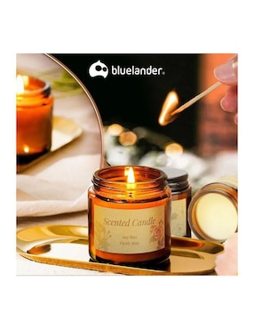 Vela aromática Bluelander 3 piezas aroma floral